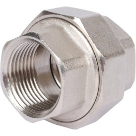 Сгон TIEMME прямой конический, никелированный ВВ 1х1, 1500206