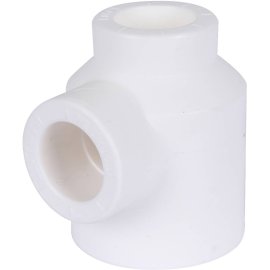 Тройник переходной Политэк 32х20х20 для полипропиленовых труб под сварку (цвет белый), 9300322020