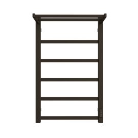 Полотенцесушитель STOUT электрический JAZZ quadro 80*50 Черный матовый с полкой, SHQ-J2QQ-F08050