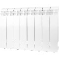 Радиатор алюминиевый Global VOX- R 350 8 секций боковое подключение (белый RAL 9010), VX03501008
