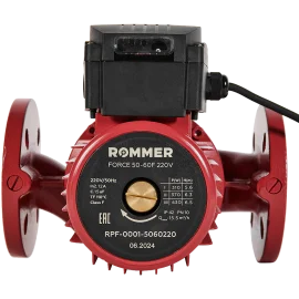 Насос циркуляционный фланцевый ROMMER PRF трехскоростной 50-60F 220V