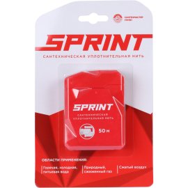 Уплотнительная нить СантехМастерГель Sprint 50м бокс, блистер, 61011