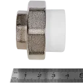 Муфта комбинированная Pro Aqua d=25-3/4 PP-R разъемная (американка) ВР Белая