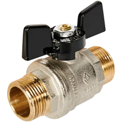 Кран шаровой BUGATTI Oregon (ручка-бабочка) нар-нар резьба 3/4