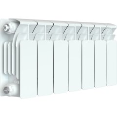 Радиатор биметаллический RIFAR BASE 200 7 секций боковое подключение (цвет RAL 7036)