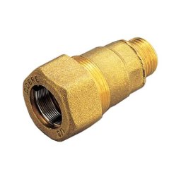 Муфта TIEMME 1 1/4 НP для стальных труб, латунь, 1500092