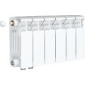 Радиатор биметаллический RIFAR BASE VENTIL 200 BVL 6 секций нижнее левое подключение (белый RAL 9016)