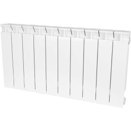Радиатор биметаллический STOUT STYLE 350 10 секций боковое подключение (белый RAL 9010), SRB-0110-035010