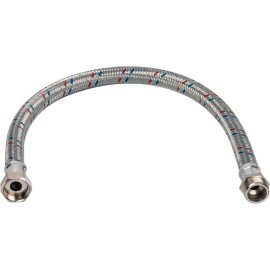 Гибкая подводка для воды STOUT НР 1 х ВР 1, длина 800 мм, SHF-0126-181515