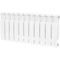 Радиатор биметаллический STOUT Space 500 11 секций боковое подключение RAL9016, SRB-0310-050011