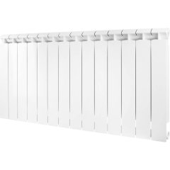 Радиатор биметаллический Global STYLE EXTRA 500 14 секций боковое подключение (белый RAL 9010)