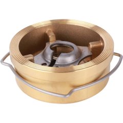 Клапан обратный осевой Tecofi Ду65 Ру16 межфланцевый из латуни, CA7441-0065