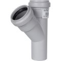 Тройник канализационный бесшумный STOUT D58x58/ 45°, SKB-0015-585845