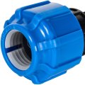 Муфта ПНД Политэк переходная с наружной резьбой 20х1/2 ТПК-АКВА, 50030020