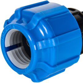 Муфта ПНД Политэк переходная с наружной резьбой 20х1/2 ТПК-АКВА, 50030020