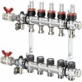 Группа коллекторная Oventrop Multidis SF 8 со встроенными ротаметрами на 8 контуров, 1404358