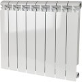 Радиатор биметаллический STOUT ALPHA 500 8 секций боковое подключение (белый RAL 9016), SRB-2310-050008