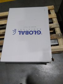 Уцененный товар (царапина): Радиатор алюминиевый Global VOX- R 500 10 секций боковое подключение (белый RAL 9010), VX05001010