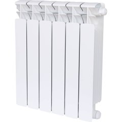 Радиатор биметаллический RIFAR BASE VENTIL 500 BVR 6 секций нижнее правое подключение (белый RAL 9016)