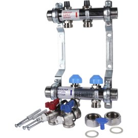Распределительный коллектор РЕХАУ HKV на 2 контура (нерж .сталь)