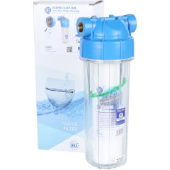 Магистральный фильтр AquaFilter 10SL, с воздушным клапаном, латунная резьба 1/2, FHPR12-B1-AQ