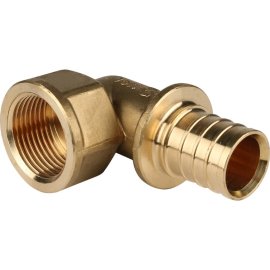 Угольник-переходник STOUT с внутренней резьбой 32xG 1 для труб из сшитого полиэтилена аксиальный, SFA-0006-003210