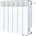 Радиатор биметаллический RIFAR BASE VENTIL 350 BVR 6 секций нижнее правое подключение (белый RAL 9016), 1RB35.VR-6