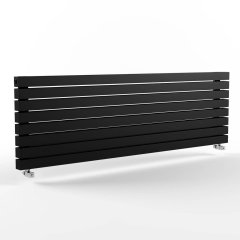Радиатор стальной трубчатый STOUT Warmmet Power 60H ширина 1000 мм секций 8 цвет RAL 9005 тип подключения: нижнее левое, PH.6060.1000.8.620.BL.9005