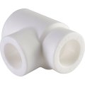 Тройник переходной Политэк 25х20х20 для полипропиленовых труб под сварку (цвет белый)