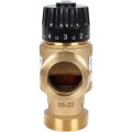Термостатический смесительный клапан для систем отопления и ГВС STOUT 1 1/4 НР 30-65°С KV 3,5
