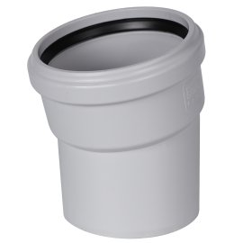 Отвод канализационный бесшумный STOUT D110х15°, SKB-0008-011015