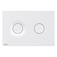 Кнопка управления AlcaPlast для скрытых систем инсталляции белый матовый M1976