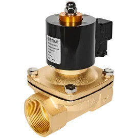 Клапан соленоидный (электромагнитный) STOUT прямого действия НЗ 220В G1 1/2 SSV-0010-220040