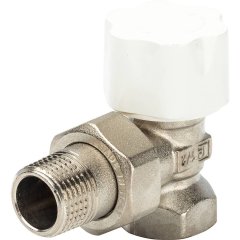 Корпус угловой термостатический для стальных труб LUXOR thermo tekna RS 202 1/2, 12022100 (69022100D)