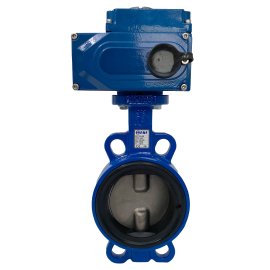 Затвор дисковый поворотный FAF Valve 3500 DN 300 c электроприводом AR01E060.220/50