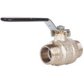 Кран шаровой STOUT полнопроходной, НР/НР, ручка рычаг 1, SVB-0005-000025