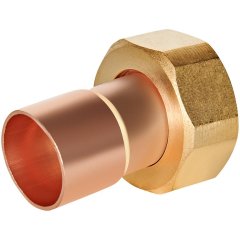 Переход JINTIAN ВП-ВР 18x3/4 с накидной гайкой из меди под пайку JT-153591834