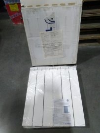 Уцененный товар (трещина на коллекторе): Радиатор биметаллический Global STYLE EXTRA 500 6 секций боковое подключение (белый RAL 9010), STE05001006