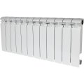 Радиатор биметаллический STOUT ALPHA 350 12 секций боковое подключение (белый RAL 9016), SRB-2310-035012