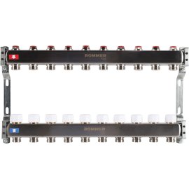 Коллектор из нержавеющей стали без расходомеров ROMMER 10 выходов, RMS-3200-000010