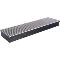 Внутрипольный конвектор STOUT SCQ-1100 75х190х800 (Решётка роликовая) правое подключение, SCQ-1100-0719080