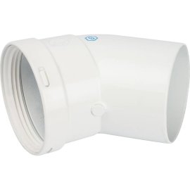 Элемент дымохода STOUT отвод 45° п/м DN80, SCA-0080-000045