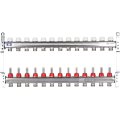 Коллектор из нержавеющей стали с расходомерами STOUT 13 выходов