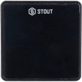 Беспроводной комнатный датчик STOUT C-8r, черный, STE-0101-008011