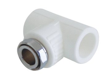 Тройник Kalde комбинированный с накидной гайкой 25х3/4, 3222-tut-250c00