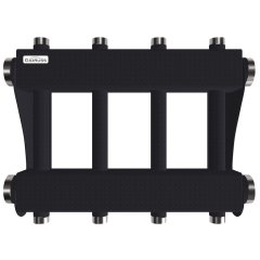 Модульный коллектор GIDRUSS MK-250-4DU (до 250 кВт, 2 магистр. подкл. G 2, 2 контура G 1 вверх и 2 вниз)