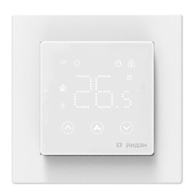 Терморегулятор с Wi-Fi Ридан Clever белый, 21RT0108R