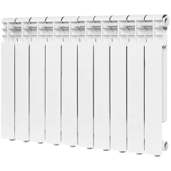 Радиатор алюминиевый ROMMER Profi 500 10 секции (AL500-80-80-100) (RAL9016), RAL-1210-050010