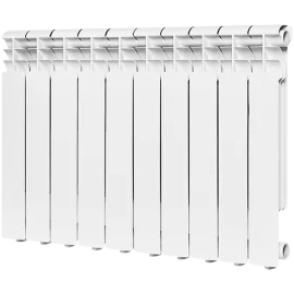 Радиатор алюминиевый ROMMER Profi 500 10 секции (AL500-80-80-100) (RAL9016), RAL-1210-050010