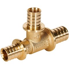 Тройник переходной ROMMER 25x20x20 для труб из сшитого полиэтилена аксиальный